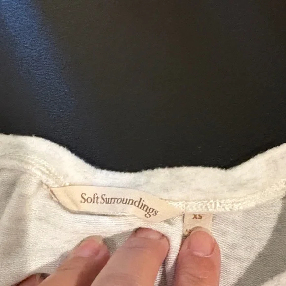 Soft Surroundings Light Gray pajama set - Picture 2 of 6